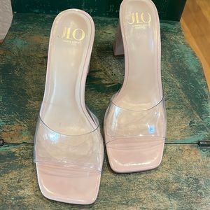 J LO Clear Top Heels